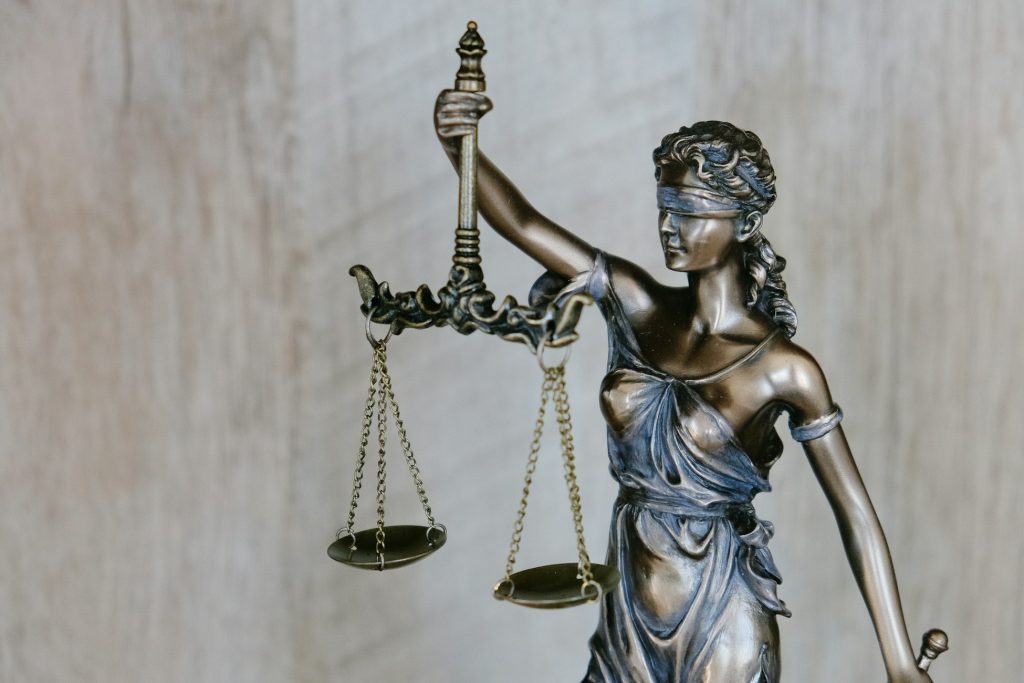 Law Library Books and Gavel